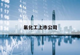 氟化工上市公司(氟化工上市公司大盘点)