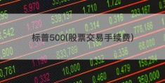 标普500(股票交易手续费)