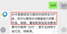 微信分付怎么使用(微信分付怎么使用不了了)