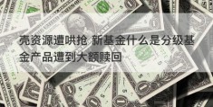 壳资源遭哄抢 新基金什么是分级基金产品遭到大额赎回