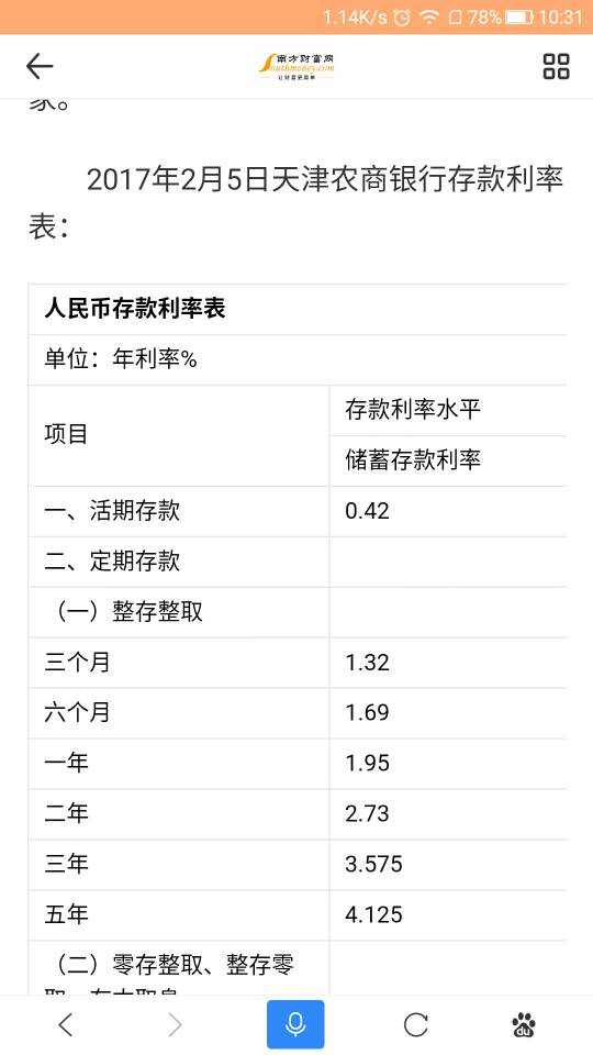 2011年存款利息(2011年存款利息表)