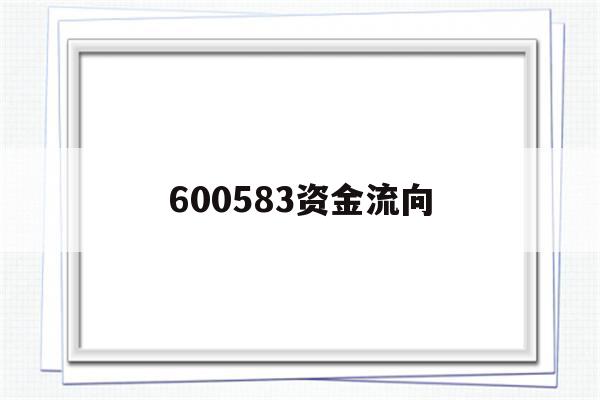 600583资金流向(600582资金流向全览)